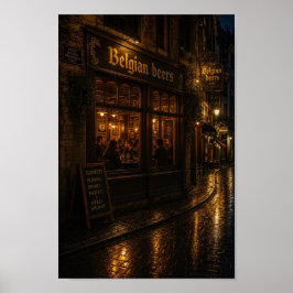 Póster de Reflexiones de la Taberna Nocturna Belga
