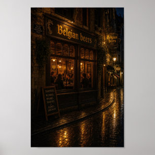 Póster de Reflexiones de la Taberna Nocturna Belga