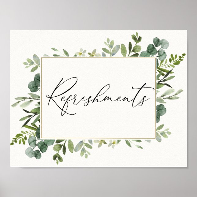 Póster de Refrescos de Eucalipto (Frente)