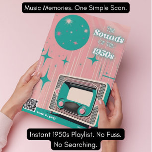 Póster de regalo para demencia con música de los 5