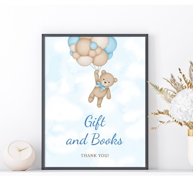 Póster de regalo y libros de osito de peluche (Subido por el creador)