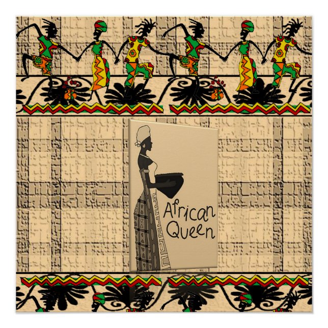 Poster de Reina Africana (Anverso)