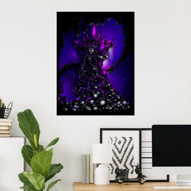 Póster de Reina de Piedras (Oficina en casa)