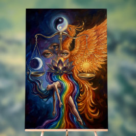 Póster de renacimiento del Fénix místico