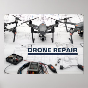 Póster de reparación de drones™