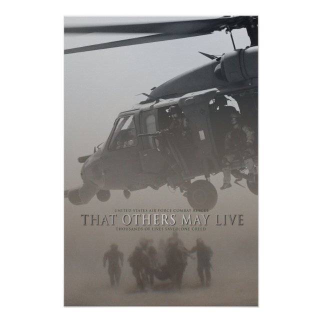 Poster de Rescate de Combate (CSAR) (Anverso)