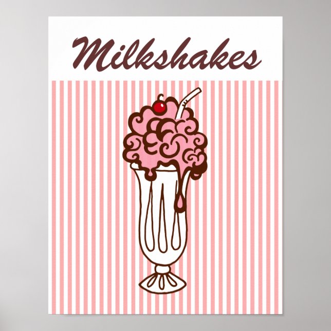 Póster de restaurante retro (Frente)