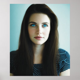 POSTER de retrato de mujer de arte de IA