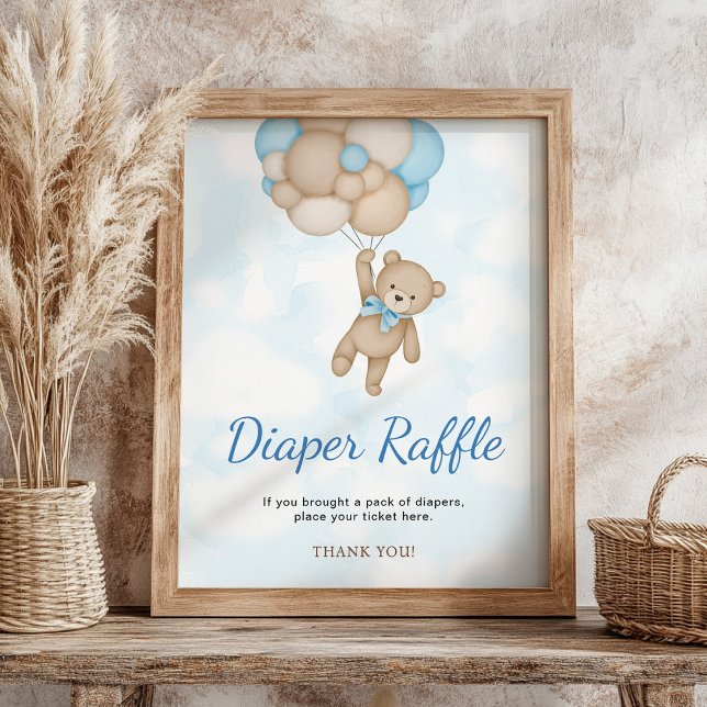 Póster de Rifa de Pañales de Osito de Peluche (Subido por el creador)