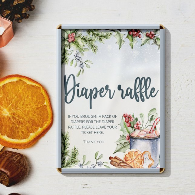 Póster de rifa de pañales Snowly de Chocolate Cali (Subido por el creador)