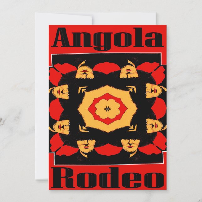 Poster de Rodeo de Angola (Anverso)
