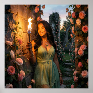 Póster de Roselit Twilight Passage of Wonder