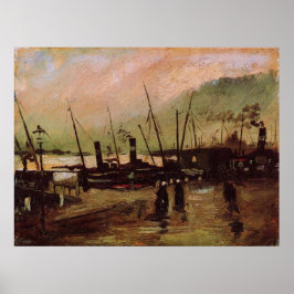 Póster De Ruijterkade en Ámsterdam por Vincent van Gogh