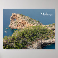 póster de Sa Foradada en la isla de Mallorca