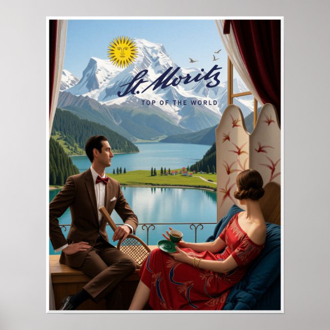 Póster de Saint Moritz  (Frente)