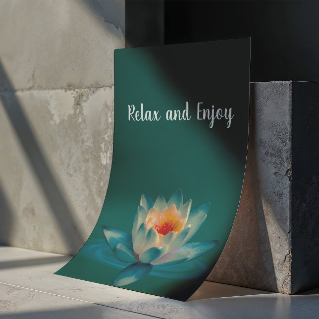 Póster de Sala de Spa Calm Teal (Subido por el creador)