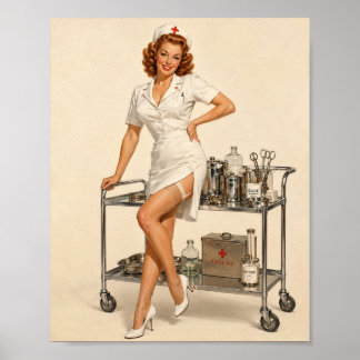 Póster de Sally Monroe en el trabajo