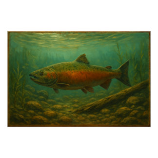 Póster de salmón