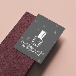 Póster de Salón de Uñas Minimalista