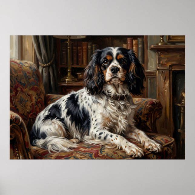 Póster de Salón del Cavalier King Charles Spaniel  (Frente)