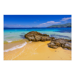 Poster de Sandy Beach Island, Filipinas Tropical