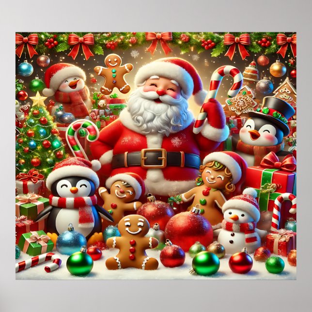 Póster de Santa (Frente)
