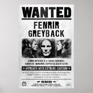 Póster de Se busca Fenrir Greyback