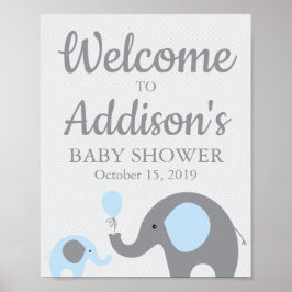 Poster de señal de bienvenida de Baby Shower para
