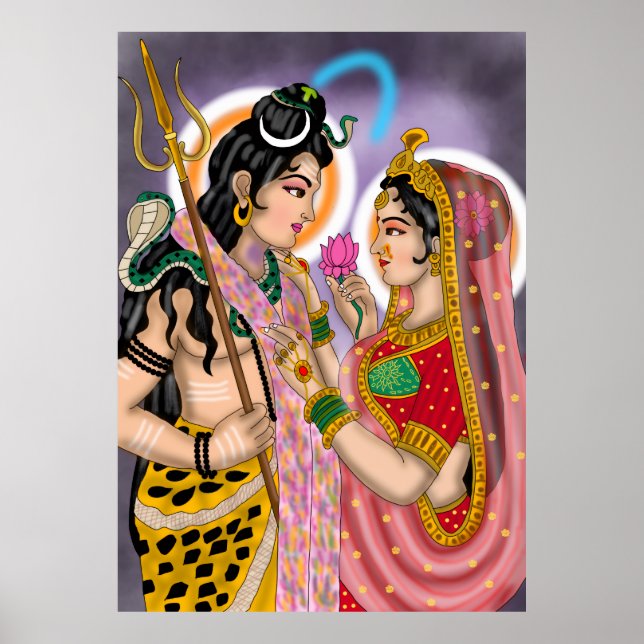 Póster de Shiva Parvati (Frente)