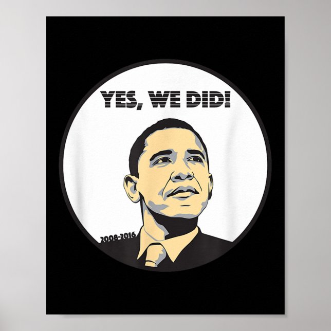 Póster De Sí Podemos A Sí Hicimos Obama (Frente)