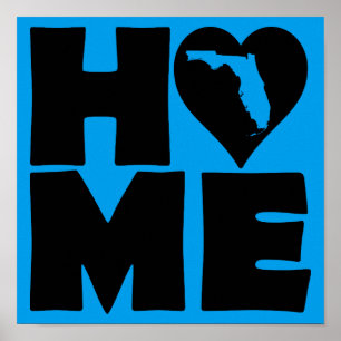 Póster de signo de la casa del estado de Florida