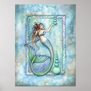 Póster de Sirena en Equilibrio por Molly Harrison