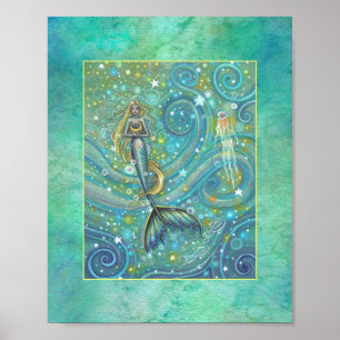 Póster de Sirena Sparkles por Molly Harrison