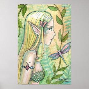 Póster de Sirena Tranquila de Molly Harrison