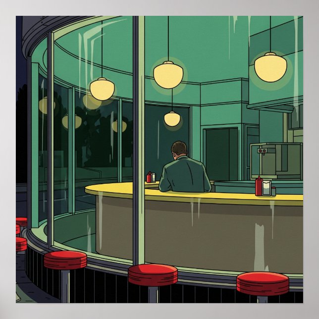 Póster de Soledad en la Estación (Frente)