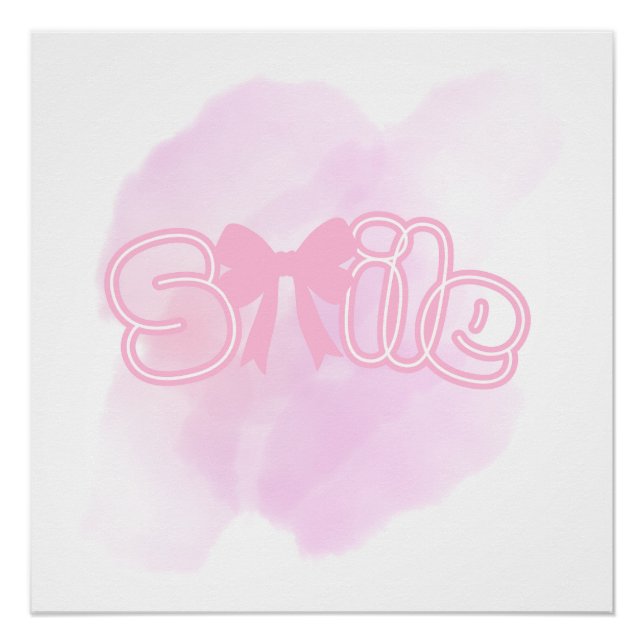 Póster de sonrisa (Anverso)