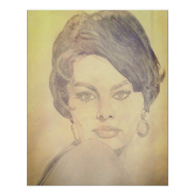 Poster de Sophia Loren (Anverso)