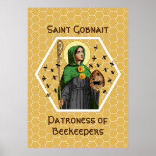 Póster de Sta. Gobnait de Ballyvourney (SAE 003)