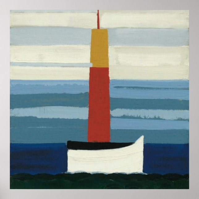 Póster de stael le phare, 1953, Nicolas de Staël (Frente)