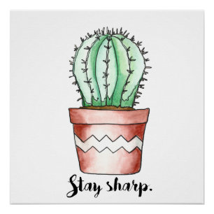 Poster de Stay Sharp Cactus
