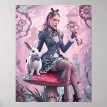 Póster de Steampunk Alicia en el País de las Marav