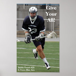 Póster Dé su todo el LaCrosse