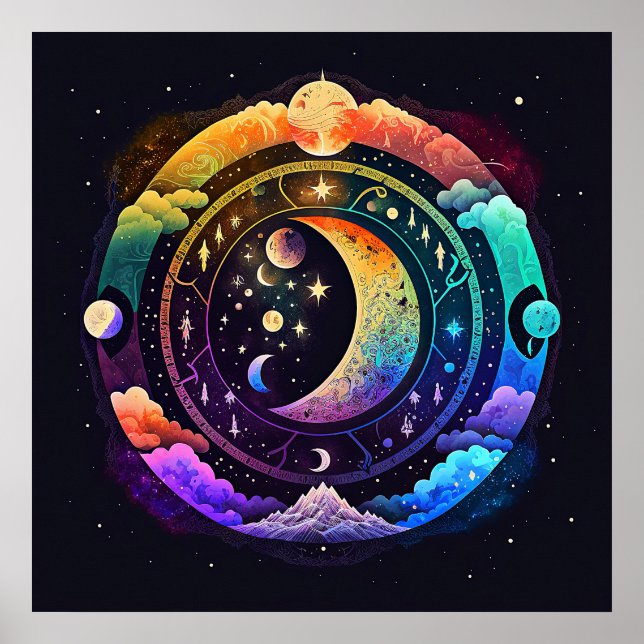 Póster de sueños de luna (Frente)