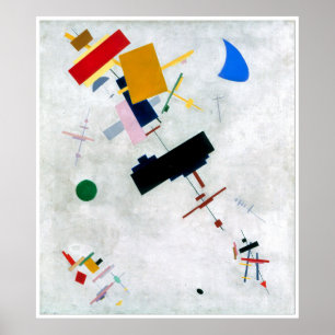 Póster ~ de Suprematism (arte abstracto)