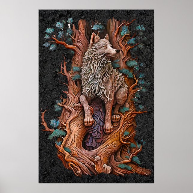 Póster de Talla Forestal (Frente)