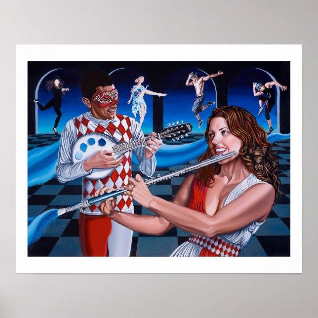 Poster de tamaño completo del Festival de Arte (Frente)