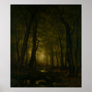 Póster de Tarde en los Bosques (1876)
