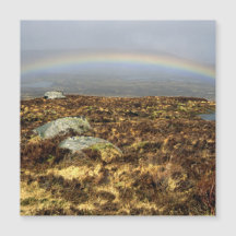 Póster de tarjeta postal del arcoíris Rannoch Moor