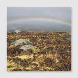 Póster de tarjeta postal del arcoíris Rannoch Moor