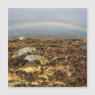 Póster de tarjeta postal del arcoíris Rannoch Moor